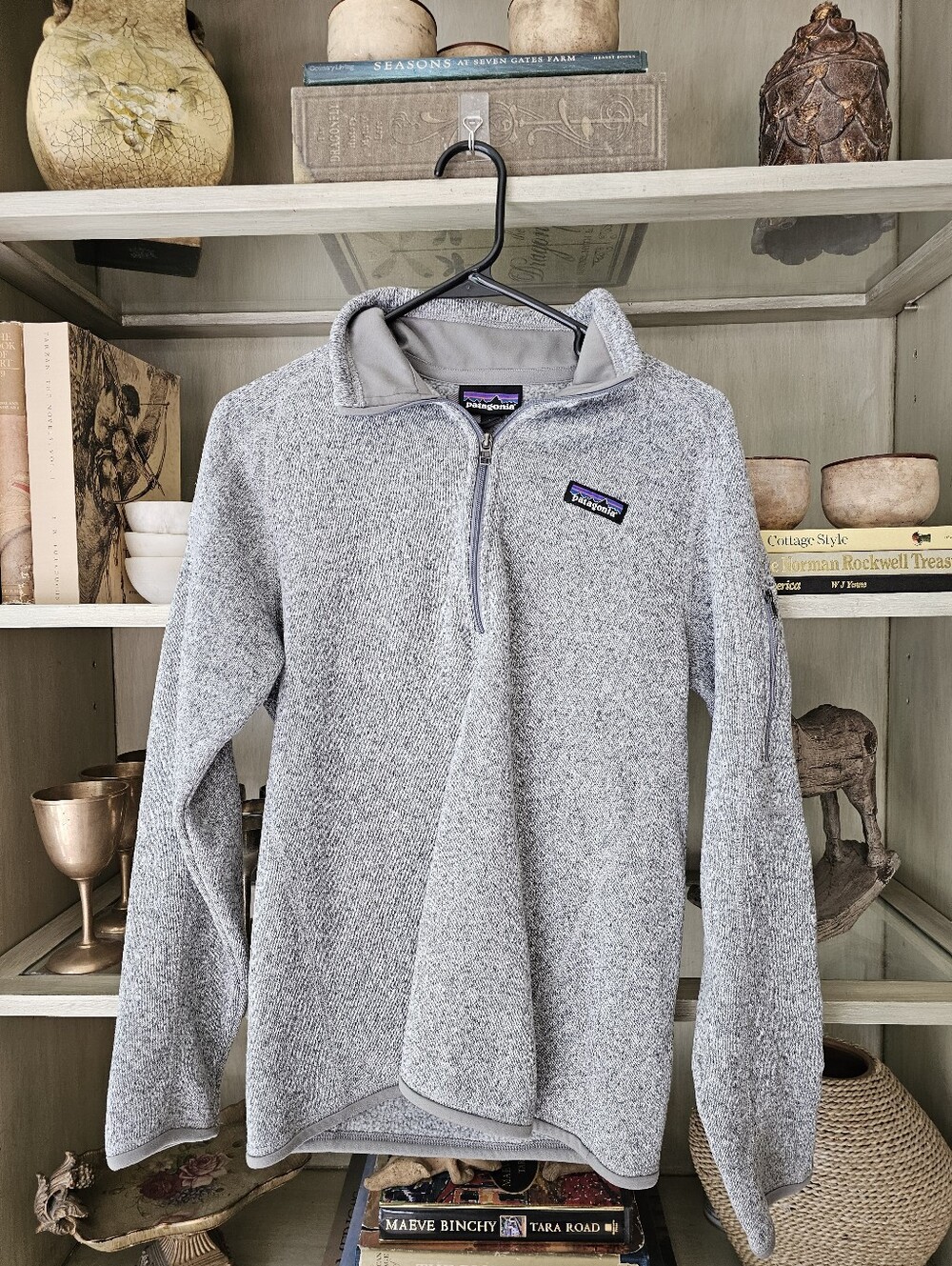 Patagonia Half Zip Fleece Heather Gray Better Sweater - Picture 2 of 12